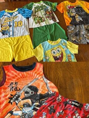 Boy’s Summer Pajama Sets, size 6/7